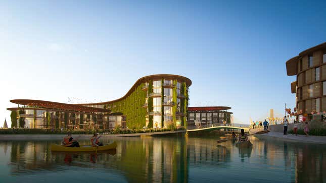 Image for article titled South Korea is building the world’s first self-sustaining “floating city”