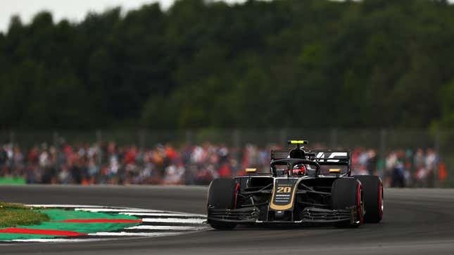 Haas driver Kevin Magnussen at the British Grand Prix.
