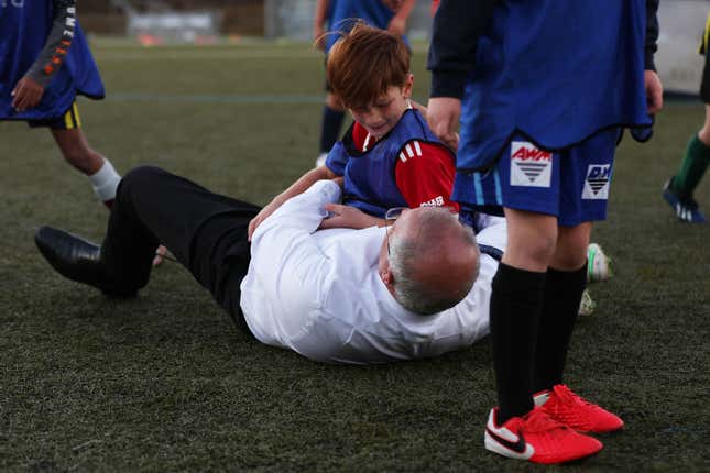 Image for article titled Australia&#39;s Weirdo Prime Minister Tackles Child to the Ground, Birthing New Meme