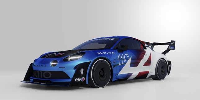 Image for article titled Alpine Reveals A110 Modified to Attack Pikes Peak