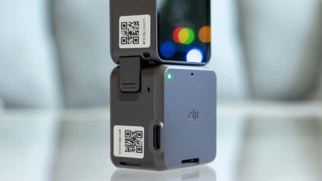 Imagen para el artículo titulado La nueva cámara modular de DJI es tremendamente ingeniosa, pero tiene una pega