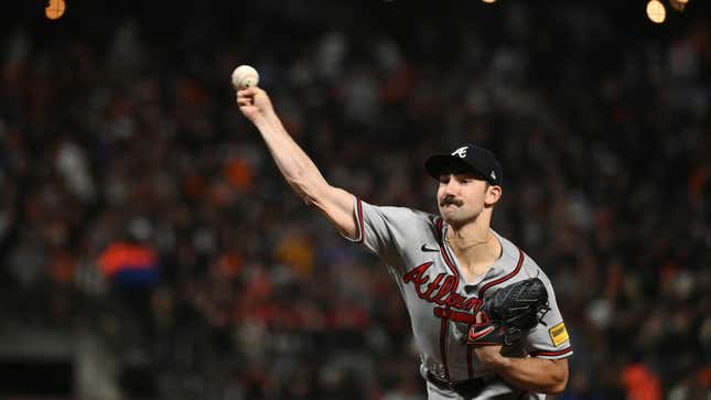 Atlanta Braves pitcher Spencer Strider is in the National League Cy Young race