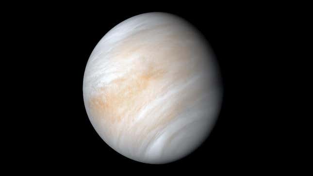 A newly-processed view of Venus as seen by the Mariner 10 probe in 1974. 