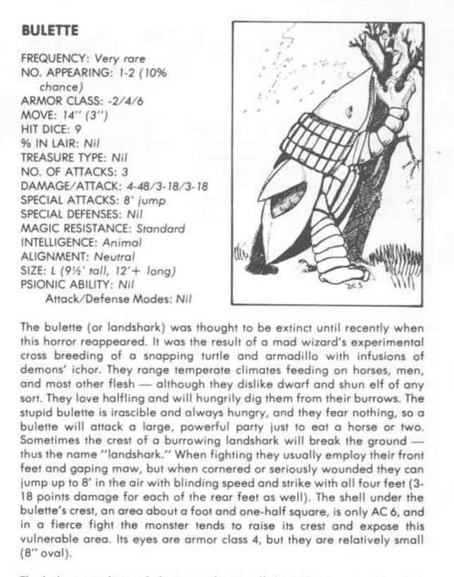 Image for article titled 23 Strange Creatures From the Advanced Dungeons &amp; Dragons First Edition Monster Manual