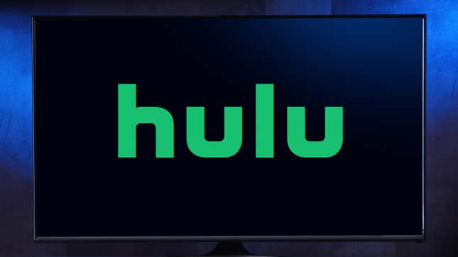 Hulu logo display on TV 