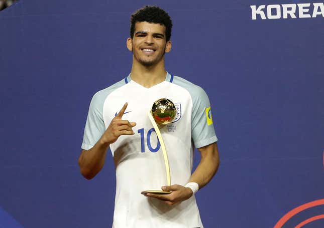 Golden boy, Dominic Solanke.