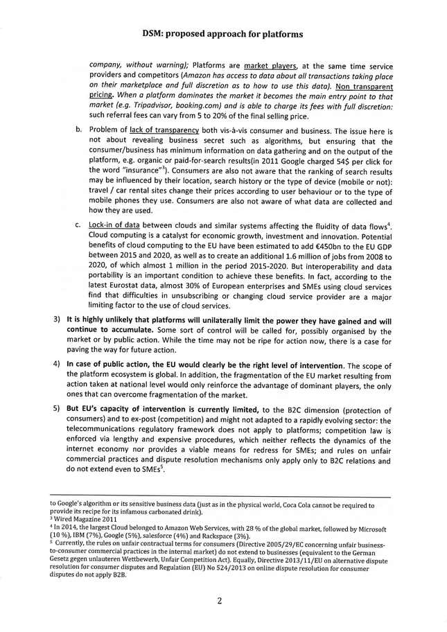Image for article titled These documents reveal the EU’s thoughts on regulating Google, Facebook, and other platforms
