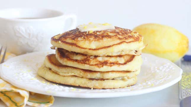 Image for article titled You Should Add Lemon Zest to Pancake Batter