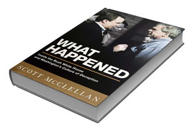 Image for article titled White House Unhappy With Former Press Secretary's Book
