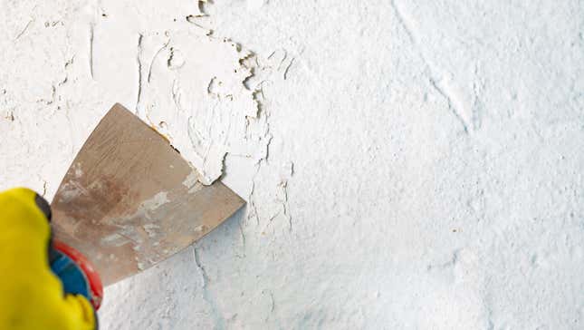 Image for article titled How to Remove Unwanted Texture From Your Walls