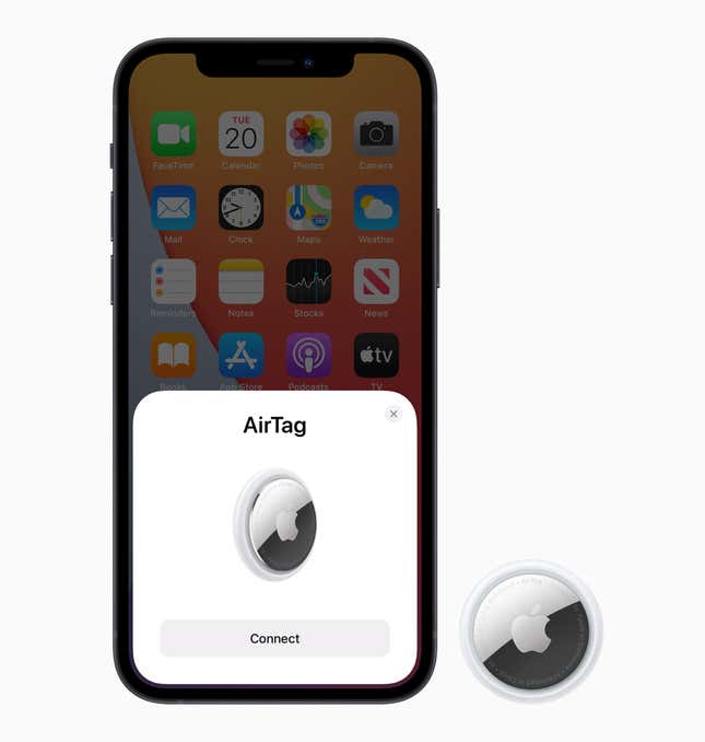 Imagen para el artículo titulado Los ladrones están usando AirTags de Apple para robar coches en Canadá