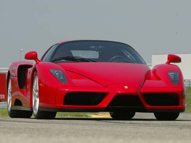 The Enzo wasn’t one of Frank’s designs, but he got to restyle it twice