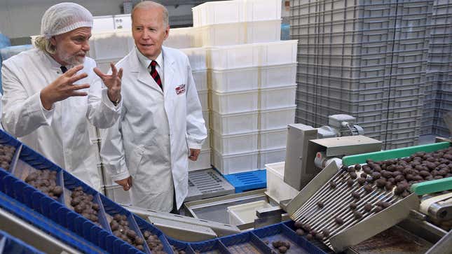 Image for article titled Biden Cuts NATO Summit Short To Squeeze In Chocolate Tour Of Brussels