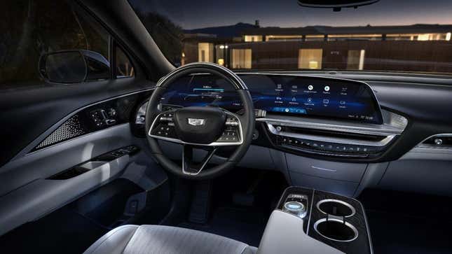 Image for article titled Cadillac Lyriq Gets Recall, Stop Sale for 33-Inch Display That Goes Blank