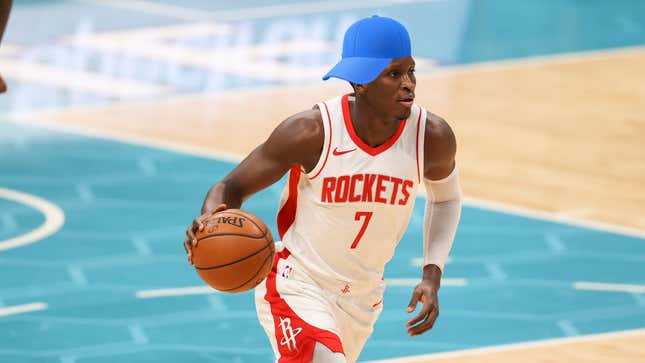 Victor Oladipo wasnâ€™t having it with MSN, so he busted out the emoji most often used to point out lies and exaggerations â€” the blue cap.