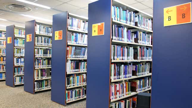 Image for article titled Library Drops Dewey Decimal System By Organizing All Titles Under ‘B’ For Books