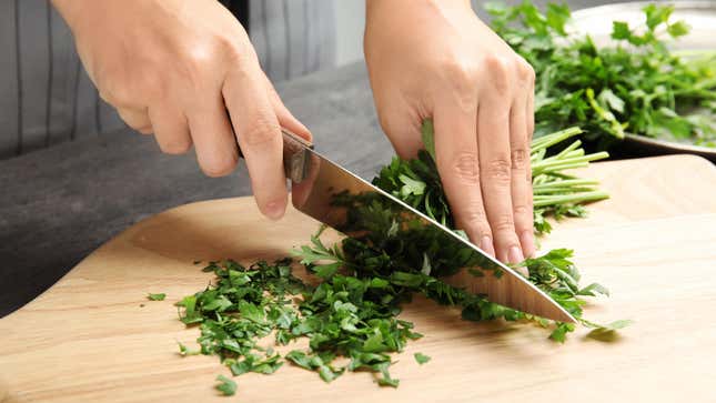 Image for article titled Why You Should Prep Your Garnishes Before You Start Cooking