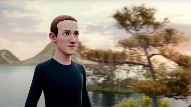 Image for article titled Zuckerberg Avatar Enthusiastically Greets Staff In VR Office As Catatonic Body Lies In Hospital Bed