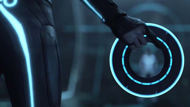 A screenshot from the Tron Legacy trailer