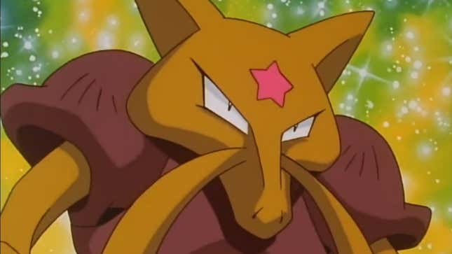 Kadabra in the early Pokémon anime. 