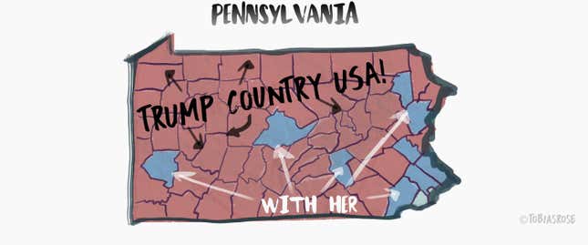 Pennsylvania map