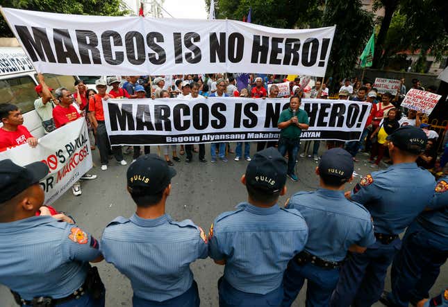 Unwelcome “hero.”