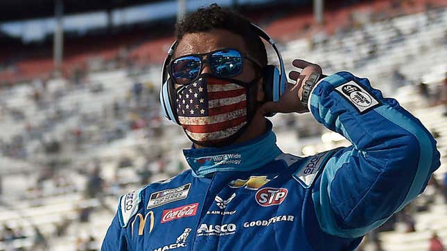 Image for article titled Bubba Wallace Talks Racism, NASCAR, And Being A Metalhead