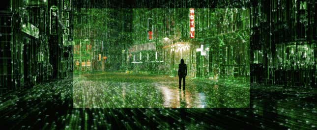 The world as it appears in Thomas Anderson's dreams.