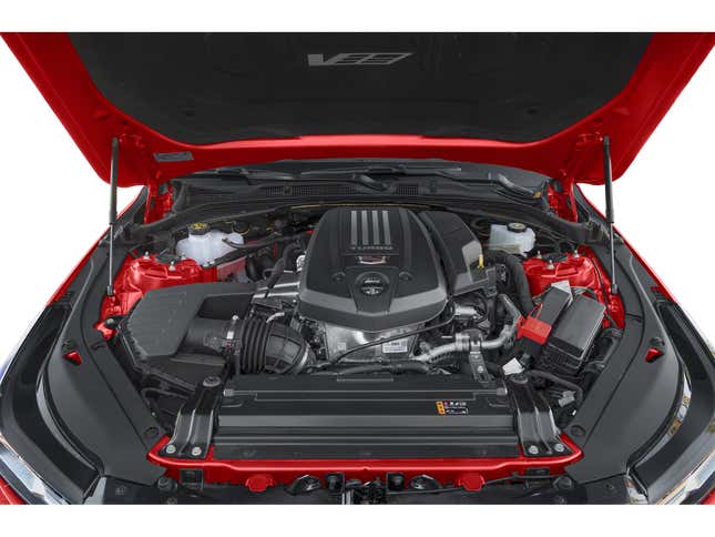 Cadillac CT4-V / 4dr Sdn 2023. Engine Shot Feature