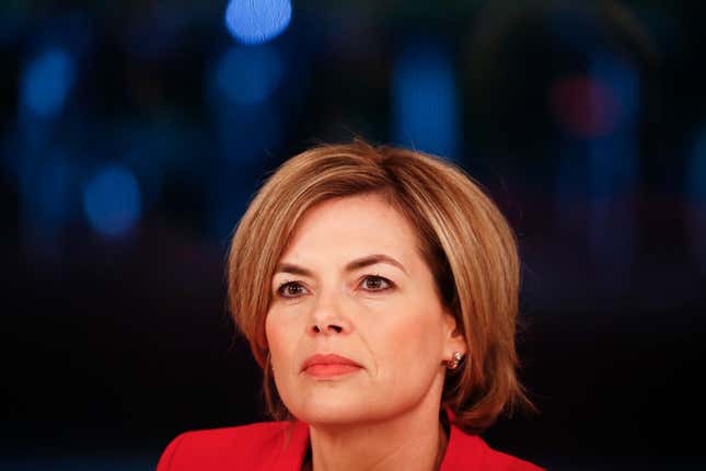 Julia Klöckner, Merkel’s potential crown princess.