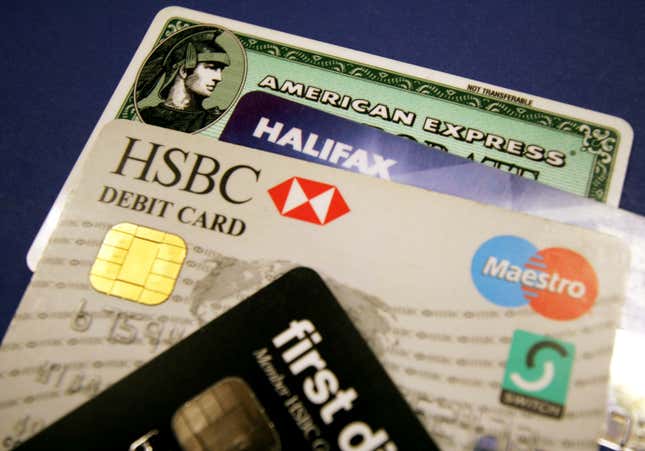 Image for article titled Americans are still using credit cards to buy necessities as household debt hit a new record