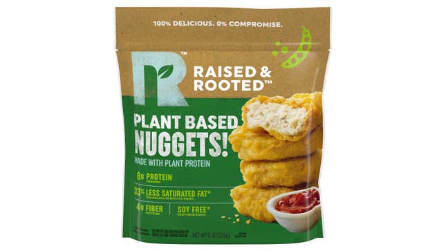 Raised and Rooted Plant Based Chicken Nuggets