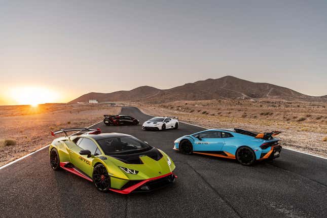 Image for article titled Lamborghini Huracán STO: Drive It Like You Own It