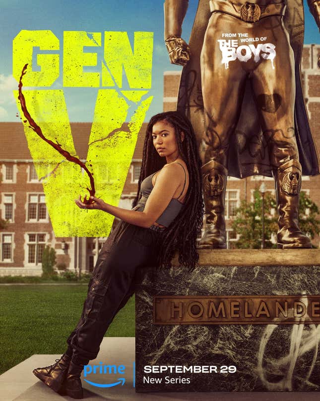 Póster oficial de Gen V, el nuevo spinoff de The Boys llega en septiembre