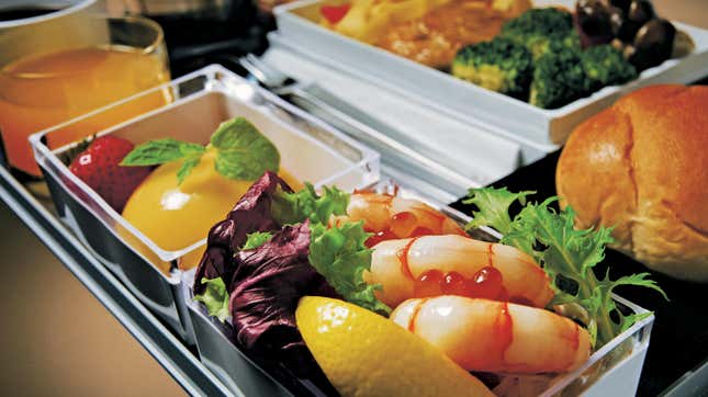 A glimpse at what Singapore Airlines’ in-flight food service has to offer. 