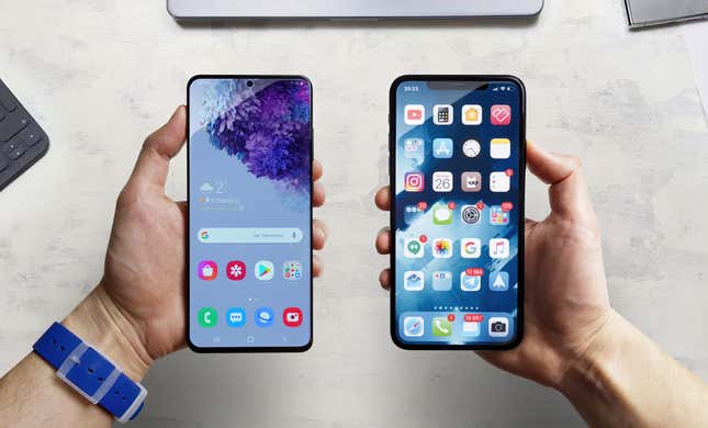 Image for article titled Make Switching From iPhone to Android Suck Less (and Vice Versa)