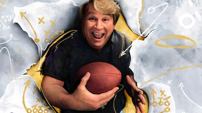 The late John Madden appears in promotional art for Madden NFL 23. 