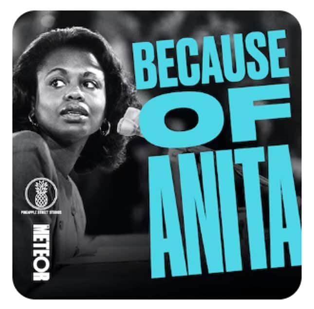 Because of Anita podcast logo 