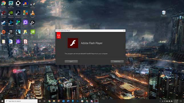 Image for article titled Windows 10 Update Will Get Rid of Flash Once and for All