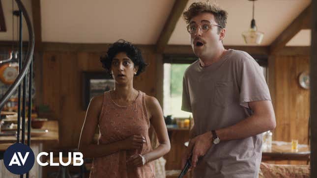 John Reynolds and Sunita Mani on finding hope and high-maintenance pouffes in <i>Save Yourselves!</i>