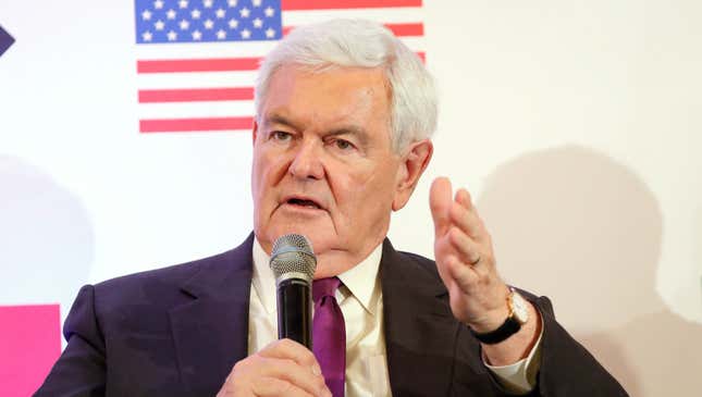 Image for article titled Newt Gingrich Slams ‘New York Times’ 1619 Project As Shameless Abolitionist Propaganda