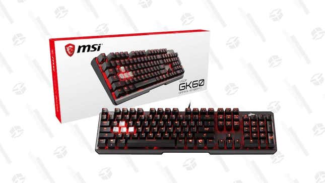 MSI GK60 Gaming Keyboard | $65 | Amazon
