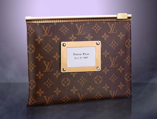 Image for article titled Louis Vuitton Releases New Line Of Designer Leather Freezer Bags