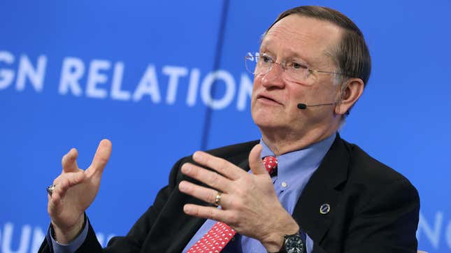 Robert Kadlec, the Assistant Secretary for Preparedness and Response at HHS, who reportedly argued against the CDC’s recommendations, seen on a panel in Washington D.C. on February 18, 2020.