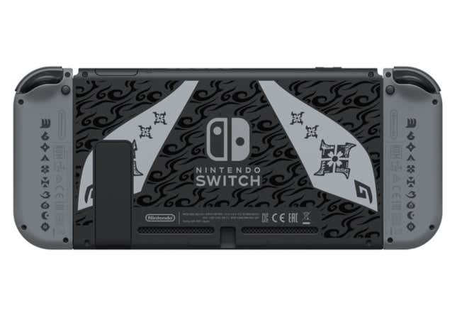 Image for article titled In Japan, The Nintendo Switch Covers Itself In Monster Hunter