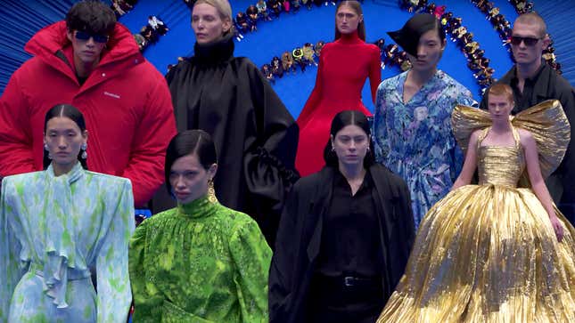 Image for article titled Balenciaga Presents Fashion For the End of the World
