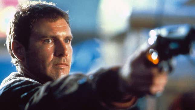 Harrison Ford in Blade Runner. 