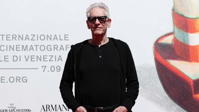 Image for article titled David Cronenberg sure seems cheerful about this coronavirus stuff