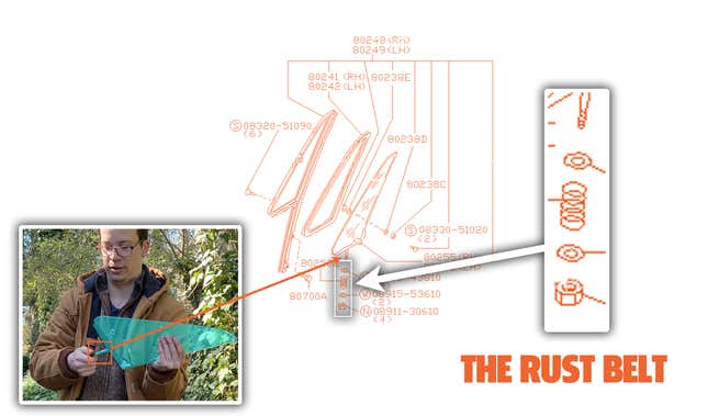 Image for article titled Replacing The Vent Window In My Pao Was A Good Reminder That Rust Hates Us All