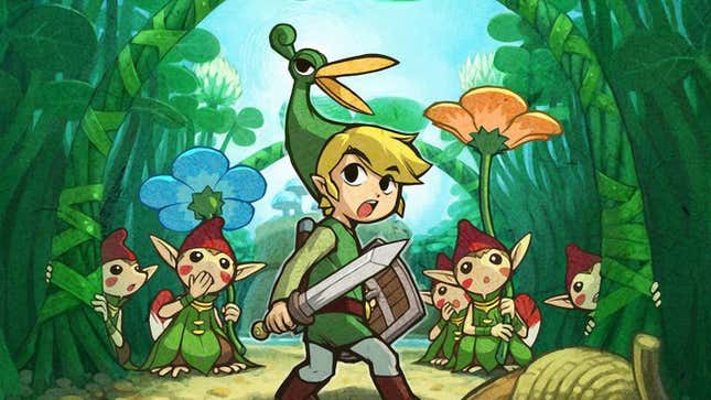 Image for article titled The Brilliant Use of Verticality in Minish Cap’s Palace of Winds
